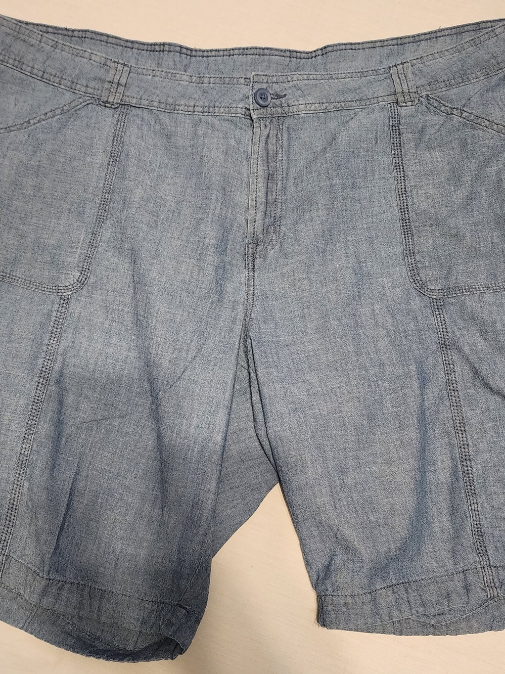 St. John's Bay Light Blue Women's Cargo Shorts
